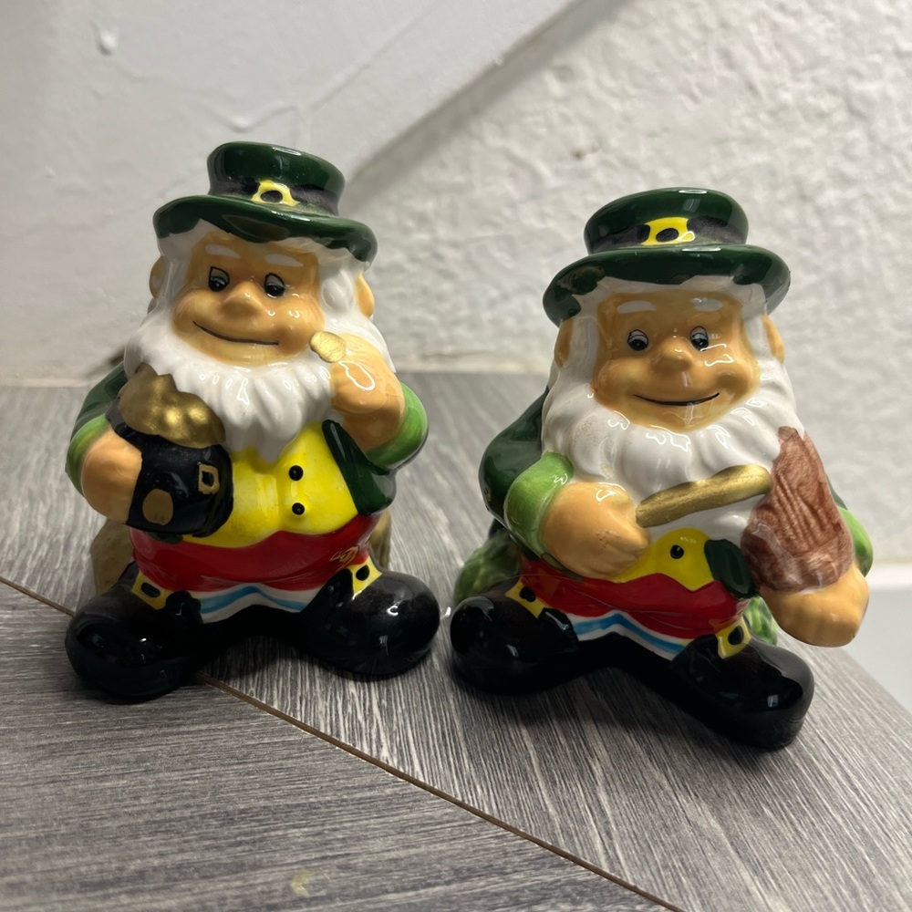 Leprechaun Salt & Pepper Shakers